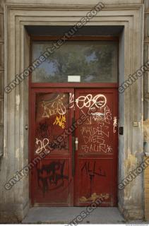 doors metal double old tagged